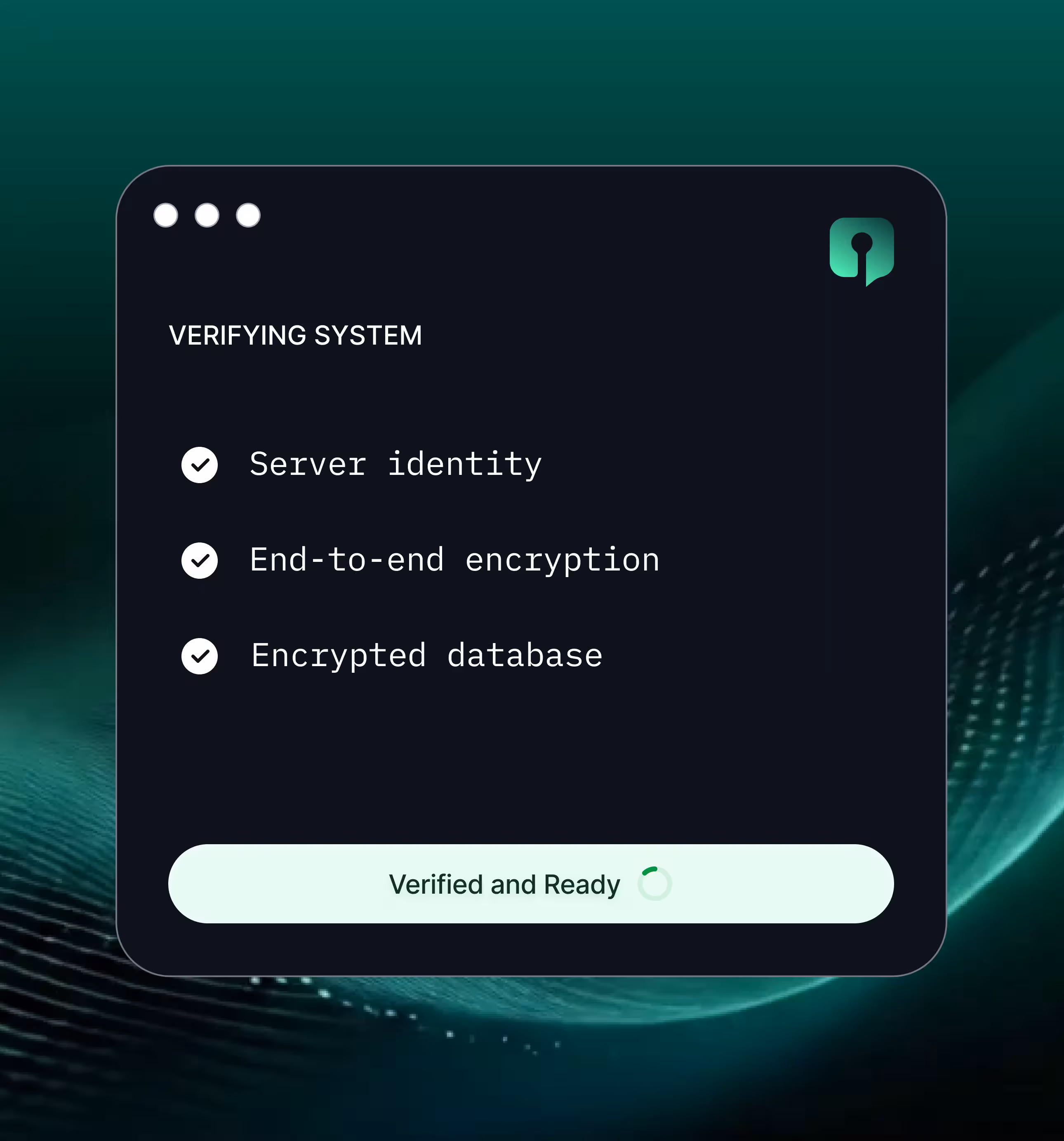 Fidaro verifying the connection